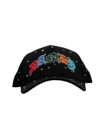 Gorra negra del 10º aniversario de Dandy Hats