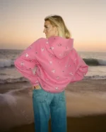 Dandy "Roses" Oversized Lux Hoodie in Pink - Image 2