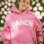 Dandy "Roses" Oversized Lux Hoodie in Pink