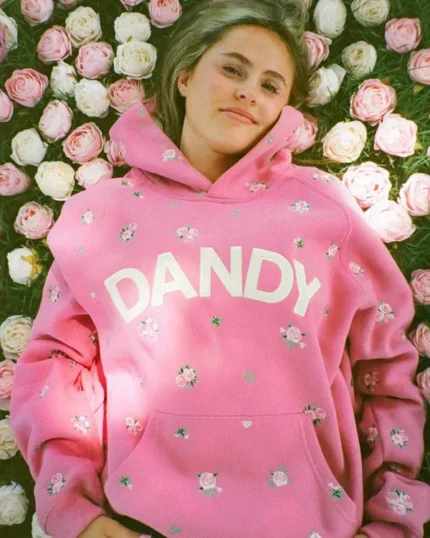 Dandy "Roses" Oversized Lux Hoodie in Pink