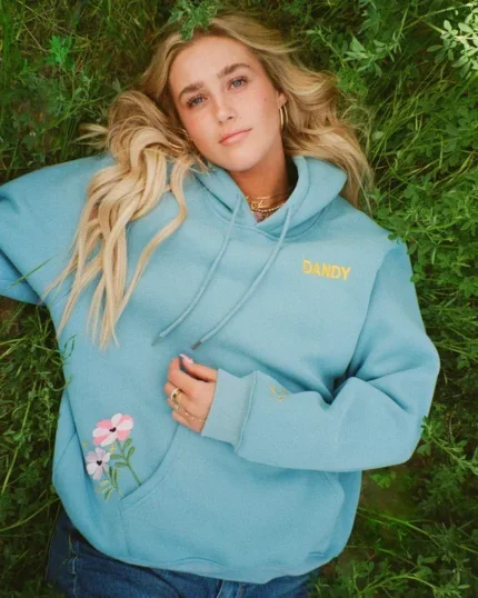 Dandy "Gift Giving" Oversized Lux Hoodie in Blue