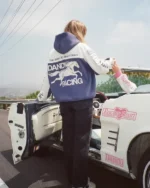 Dandy "Racing Heart" Oversized Lux Hoodie in Blue